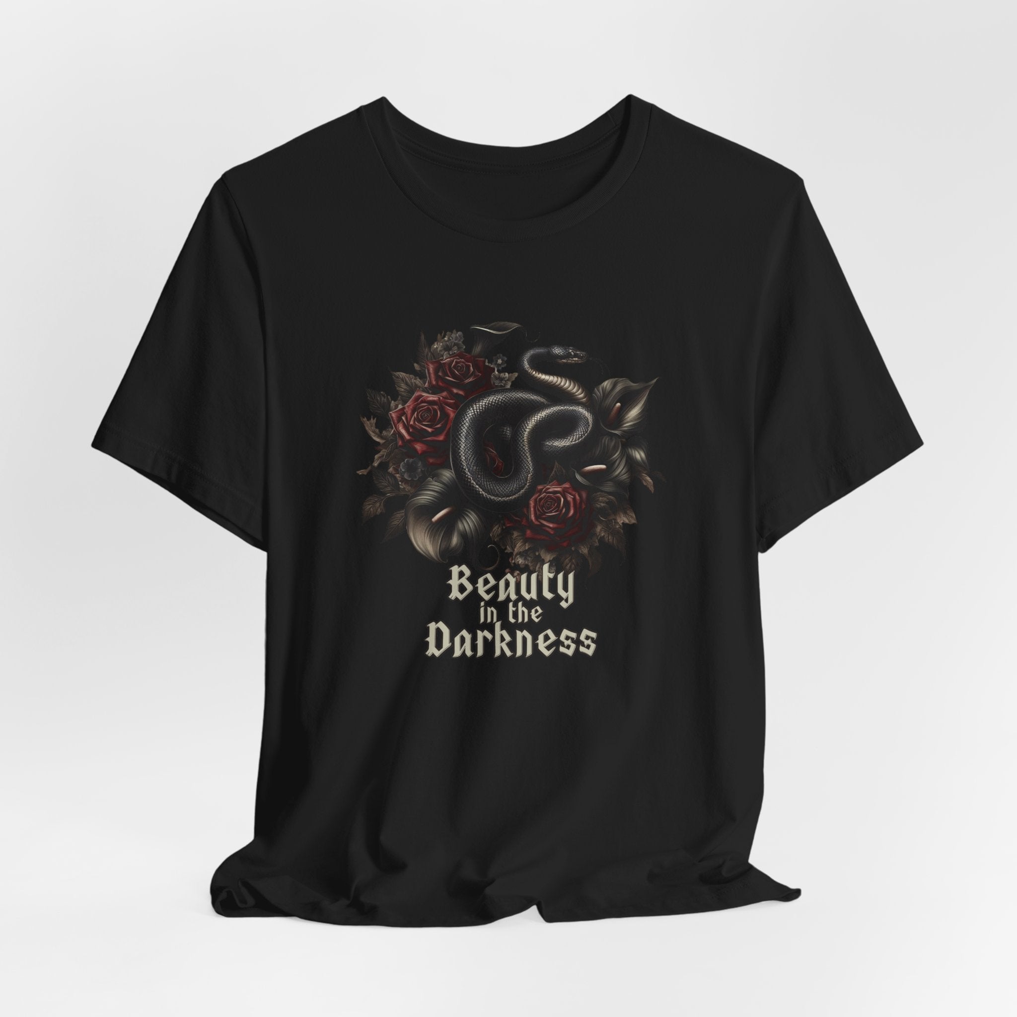Snake Floral T-Shirt — Beauty in the Darkness Graphic Tee