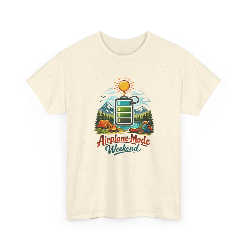 "Airplane Mode Weekend" Outdoor Adventure Camping Graphic Tee