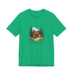 Cabin Escape T-Shirt — 'I'd Rather Be Here' Outdoors Tee