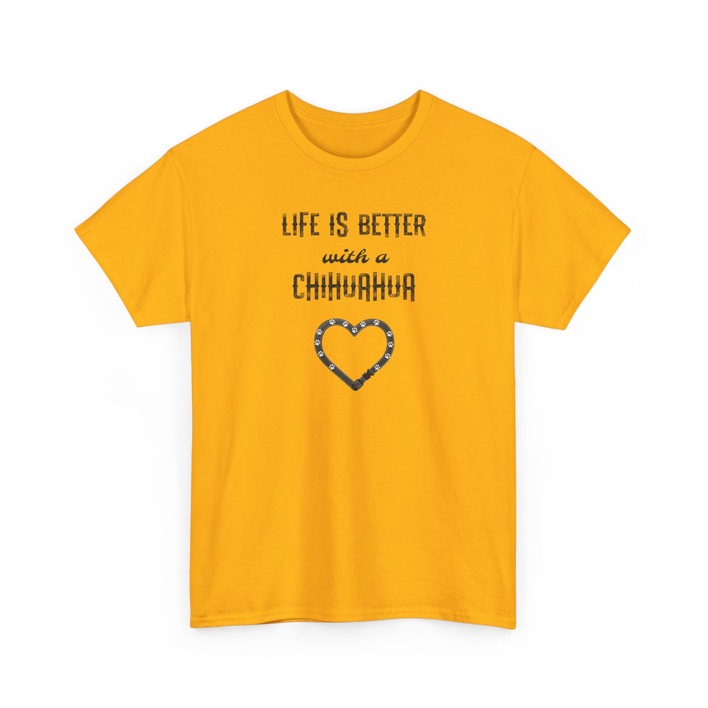 Life Is Better with a Chihuahua Heart Dog Lover Tee