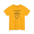 Life Is Better with a Chihuahua Heart Dog Lover Tee
