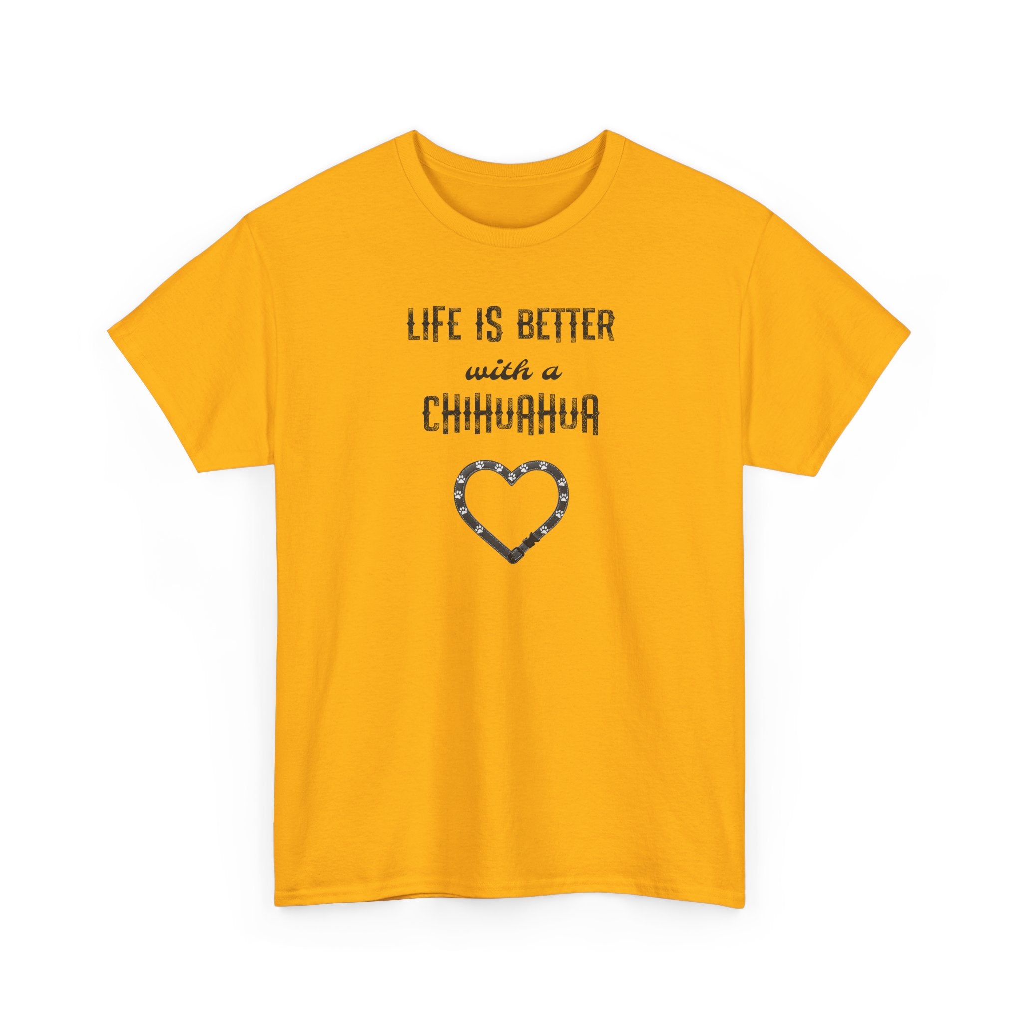 Life Is Better with a Chihuahua Heart Dog Lover Tee