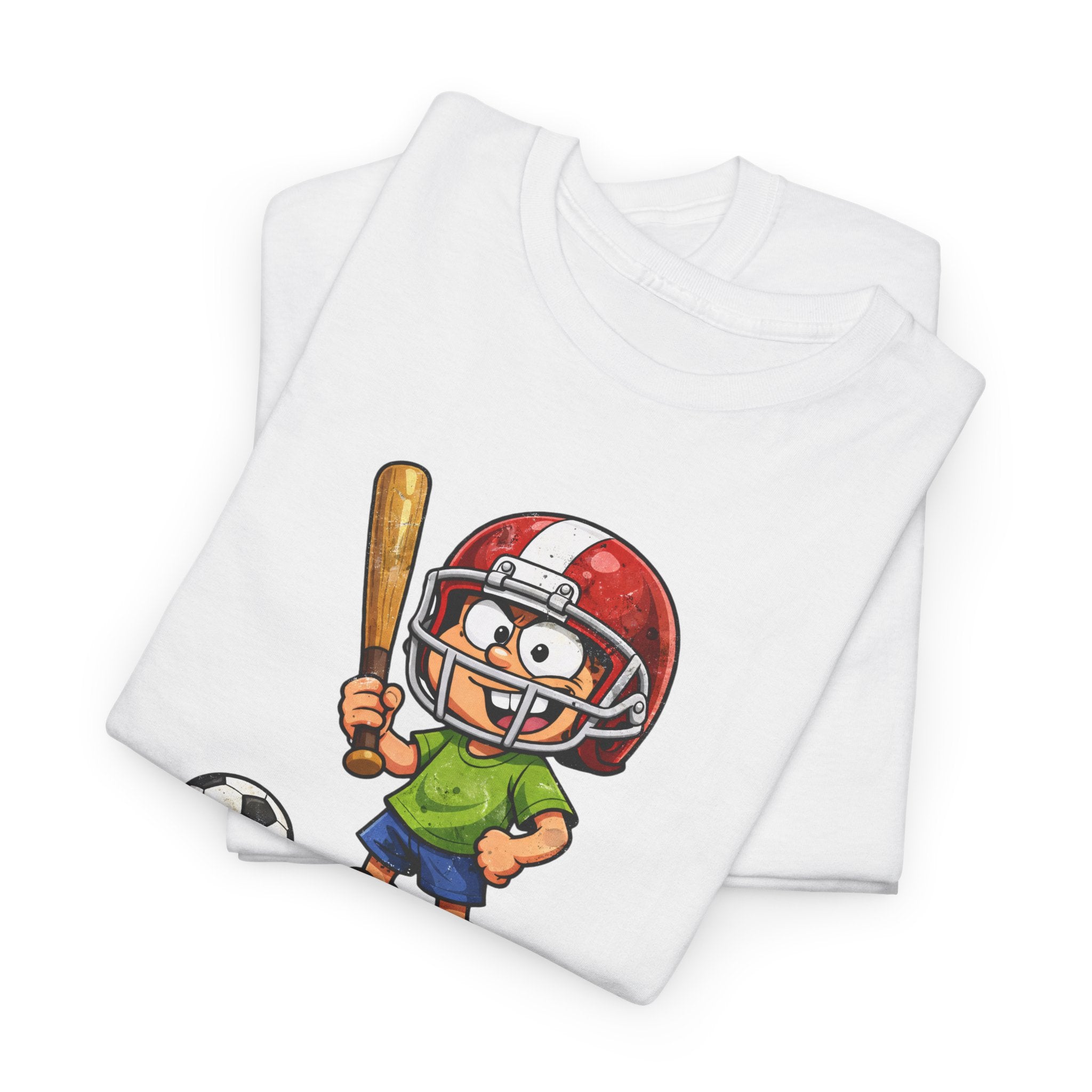 "I'm Athlete-ish" Sports Cartoon T-Shirt — Funny Sports Fan Graphic Tee