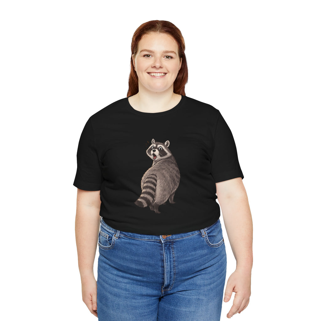 Raccoon Lookover T‑Shirt — Funny Woodland Animal Tee