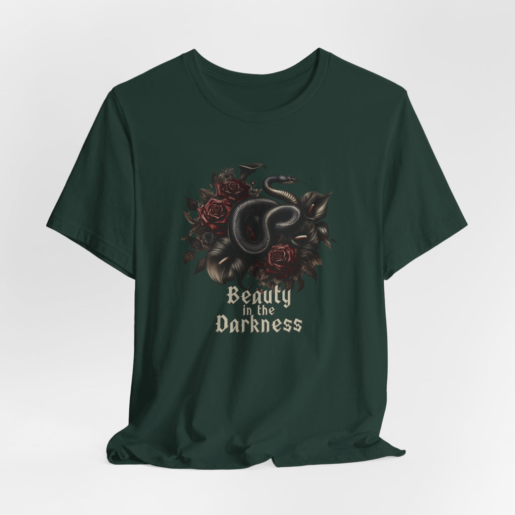 Snake Floral T-Shirt — Beauty in the Darkness Graphic Tee