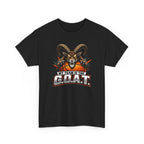 G.O.A.T. Graphic Tee — Fierce Goat Basketball Player Fan Shirt
