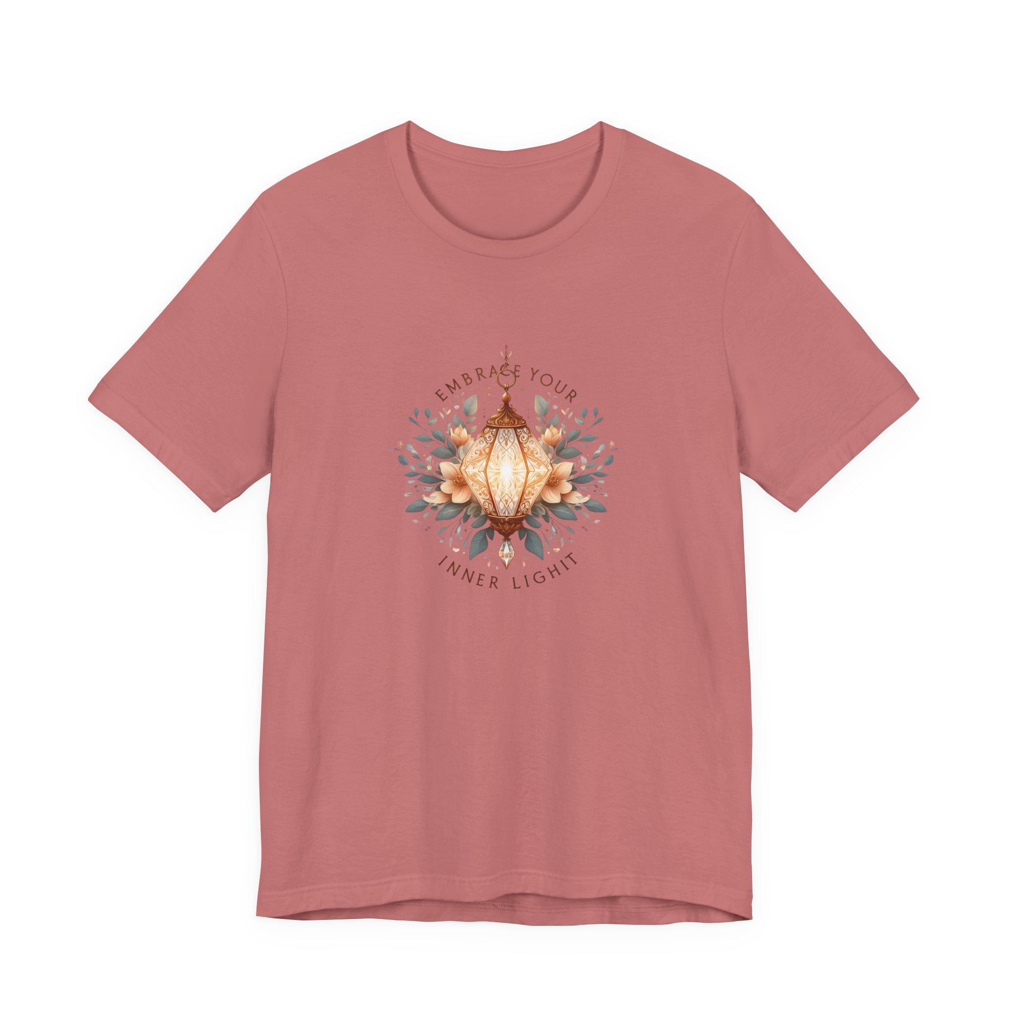 Lotus Lantern Tee — Embrace Your Inner Light Short Sleeve Shirt