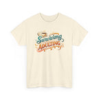 Surviving Adulting T-Shirt — Funny Retro Coffee Graphic Tee for Adults