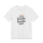 Breathe In Breathe Out T‑Shirt — Lotus Mindfulness Tee for Yoga & Relaxation