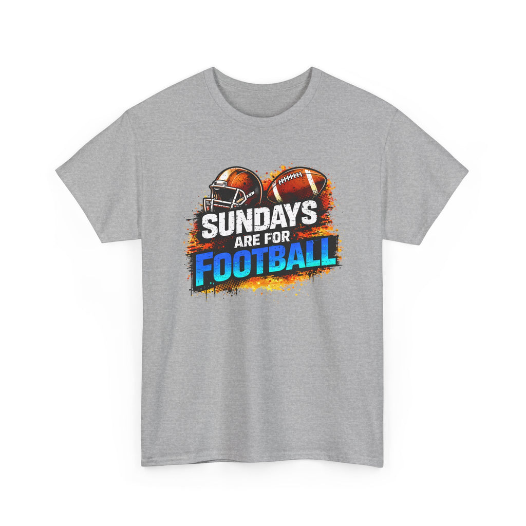 Sundays Are for Football T-Shirt — Football Fan Graphic Tee