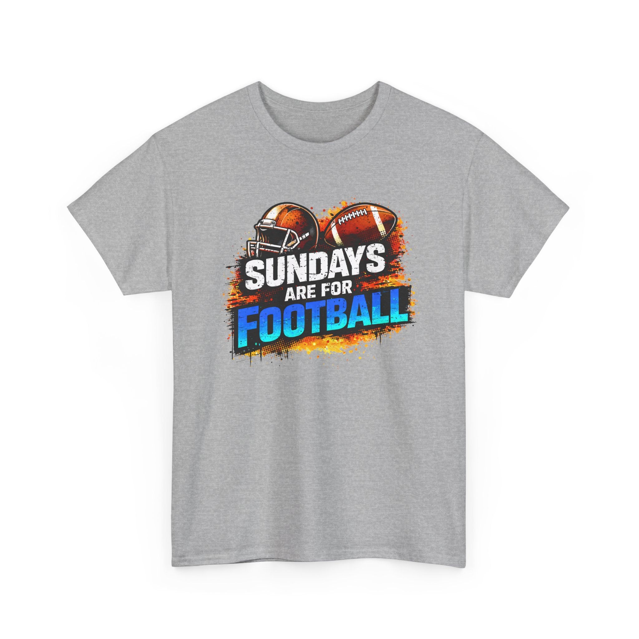 Sundays Are for Football T-Shirt — Football Fan Graphic Tee