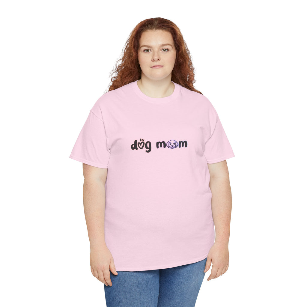 Dog Mom T‑Shirt — Cute Paw Print Graphic Tee for Pet Lovers