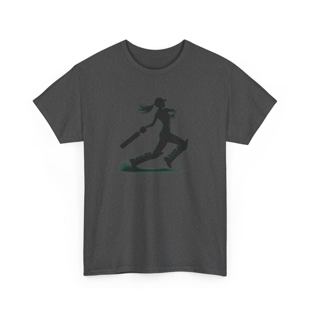 Woman Cricket Batter Silhouette T-Shirt