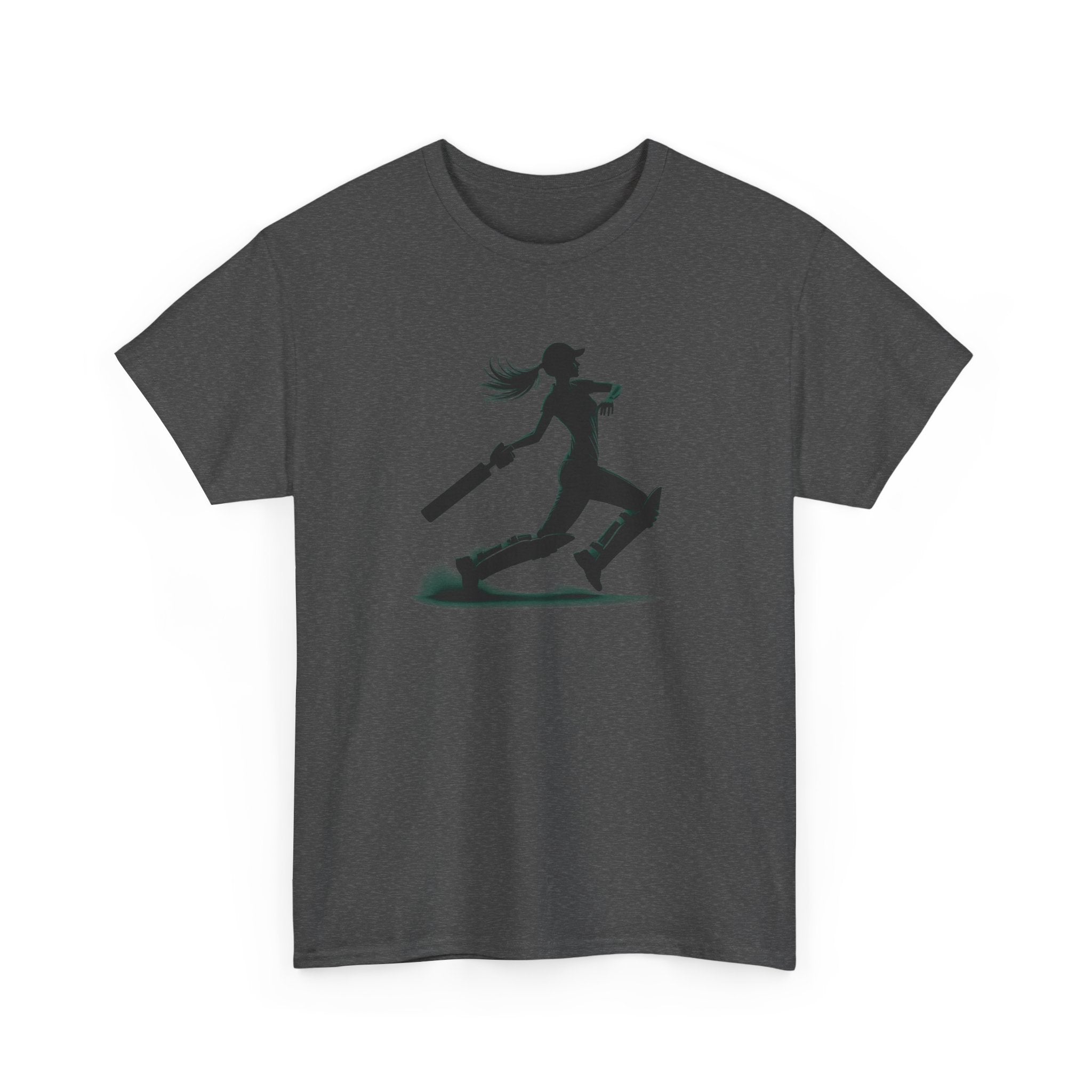 Woman Cricket Batter Silhouette T-Shirt