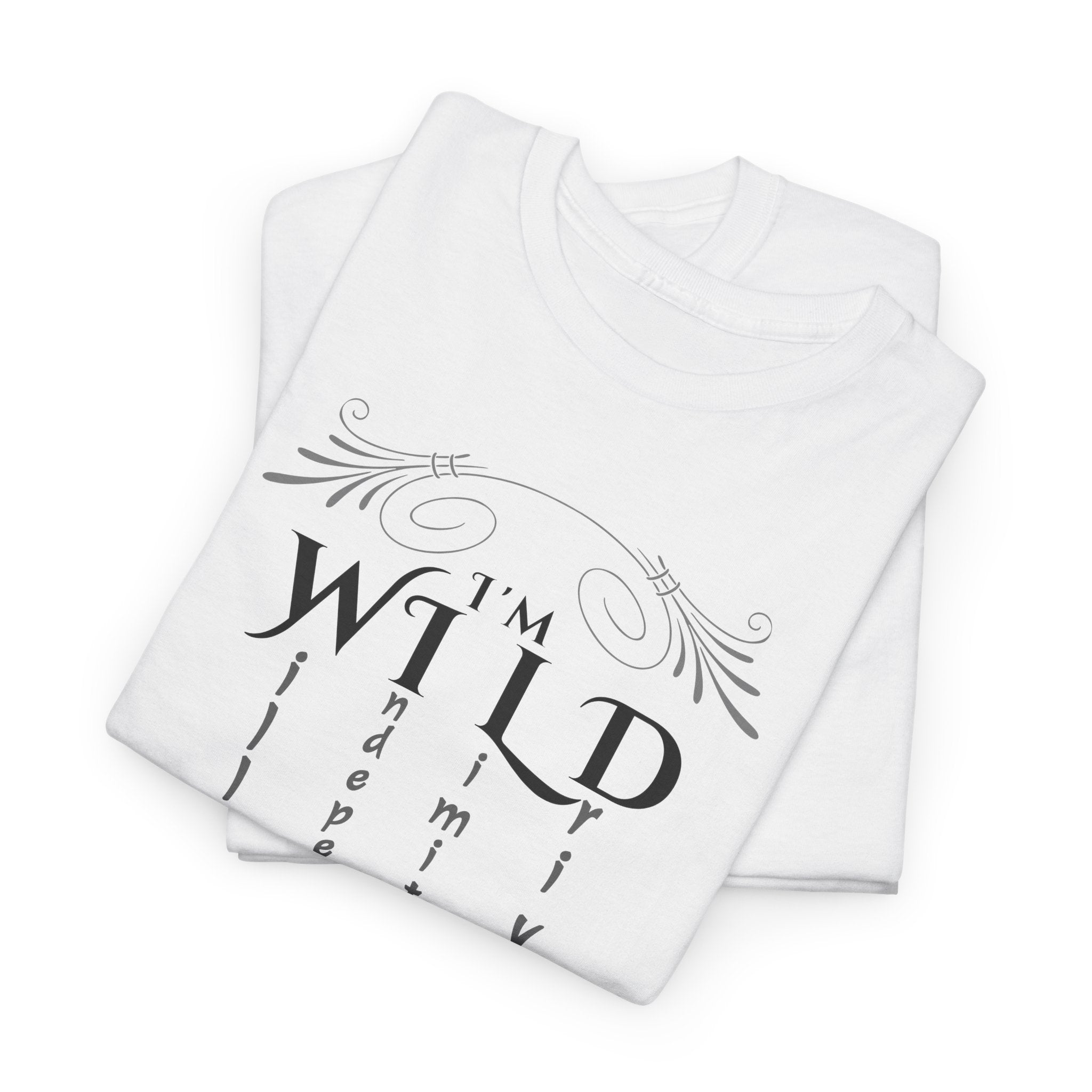 Wild Spirit Tee — "I’m Wild" Minimalist Graphic T-Shirt