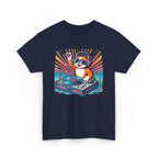 DJ Cat Turntable T-Shirt — Retro Music Cat Graphic Tee