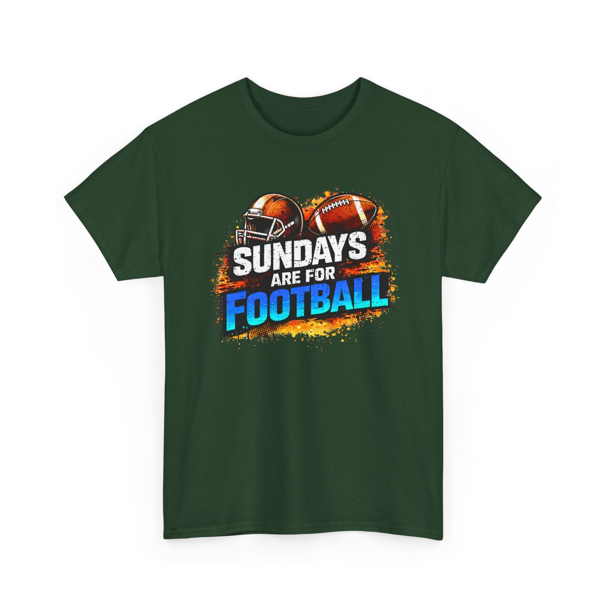 Sundays Are for Football T-Shirt — Football Fan Graphic Tee