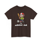 "I'm Athlete-ish" Sports Cartoon T-Shirt — Funny Sports Fan Graphic Tee