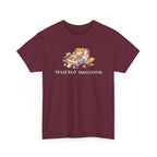 'Tired But Awesome' Cute Cat Relaxing Graphic Tee