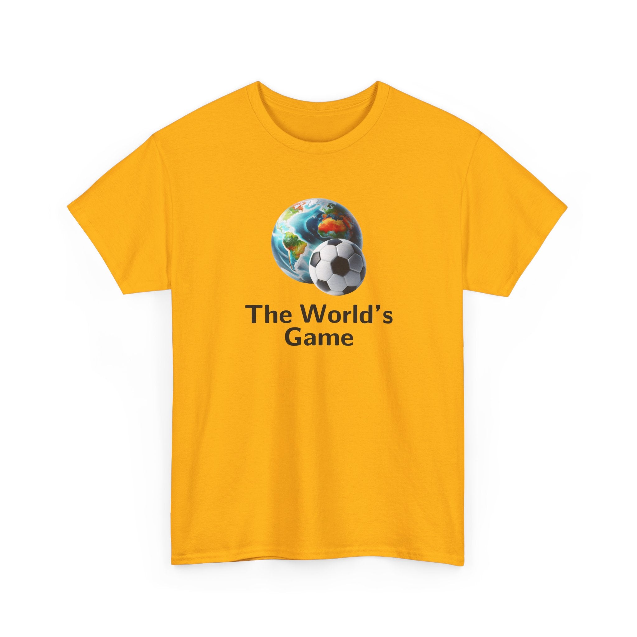 Football Soccer Globe T-Shirt — “The World’s Game” Casual Tee