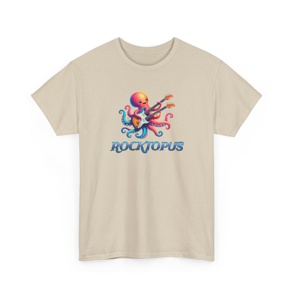 Rocktopus T-Shirt — Colorful Octopus Playing Guitar Tee