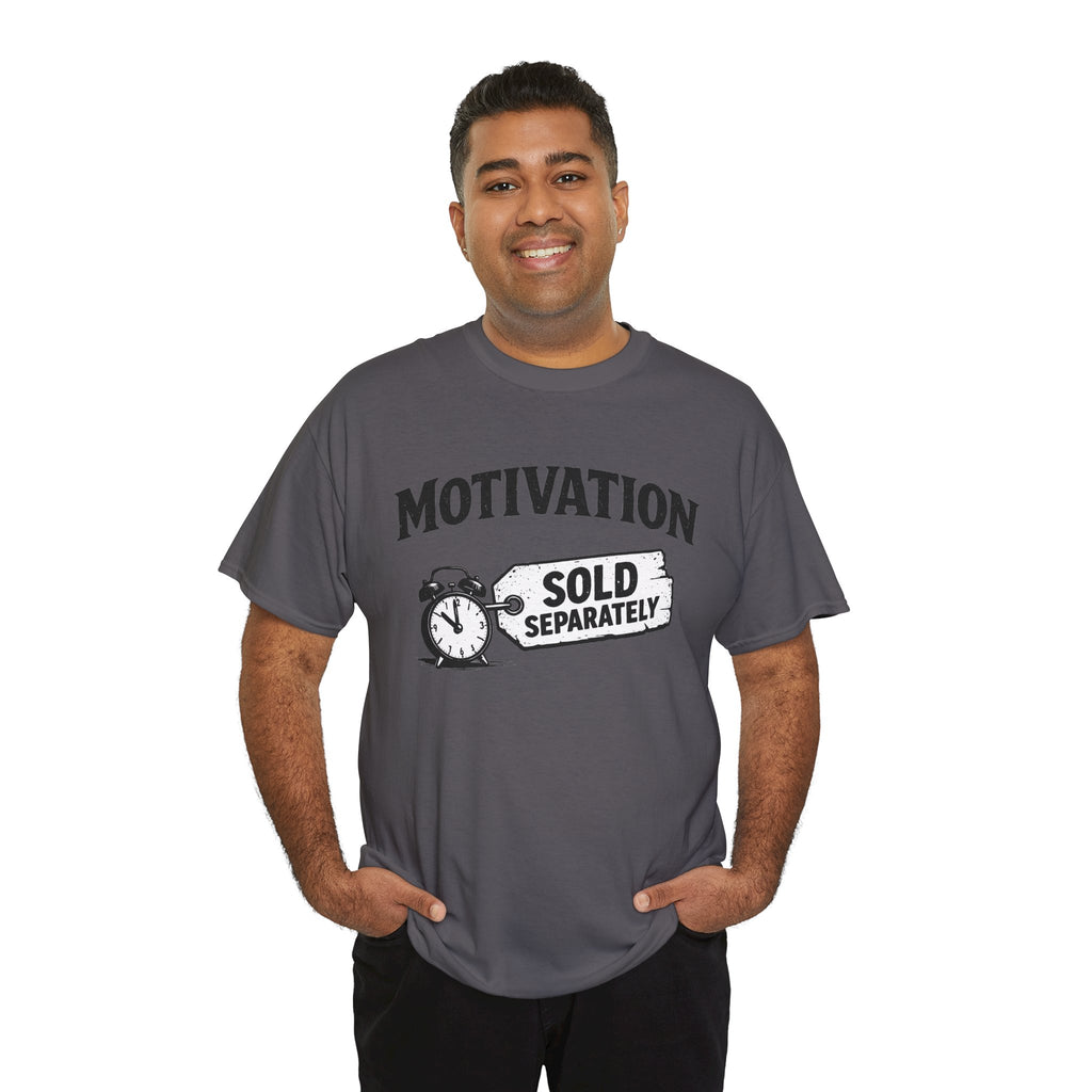 Motivation Sold Separately - Funny Vintage Graphic Tee