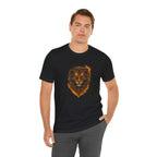 Tiger Flame Graphic T-Shirt — Tribal Tiger Head Design