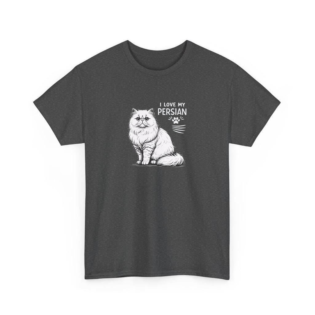 Persian Cat T-Shirt — "I Love My Persian" Tee