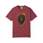 Lion Head T-Shirt — Artistic Tribal Lion Face Tee