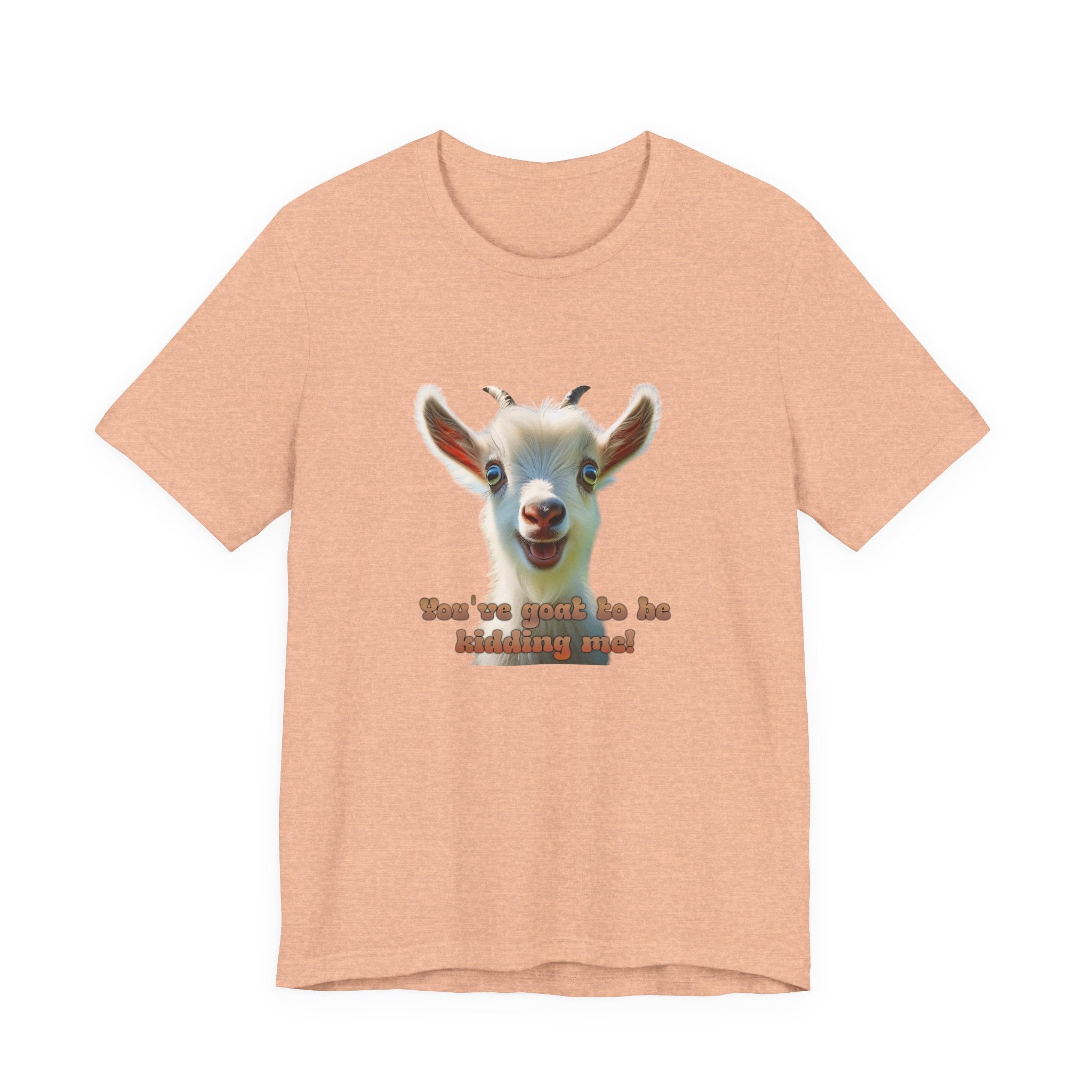Funny Goat T-Shirt — "You’ve Goat To Be Kidding Me!" Cute Goat Graphic Tee