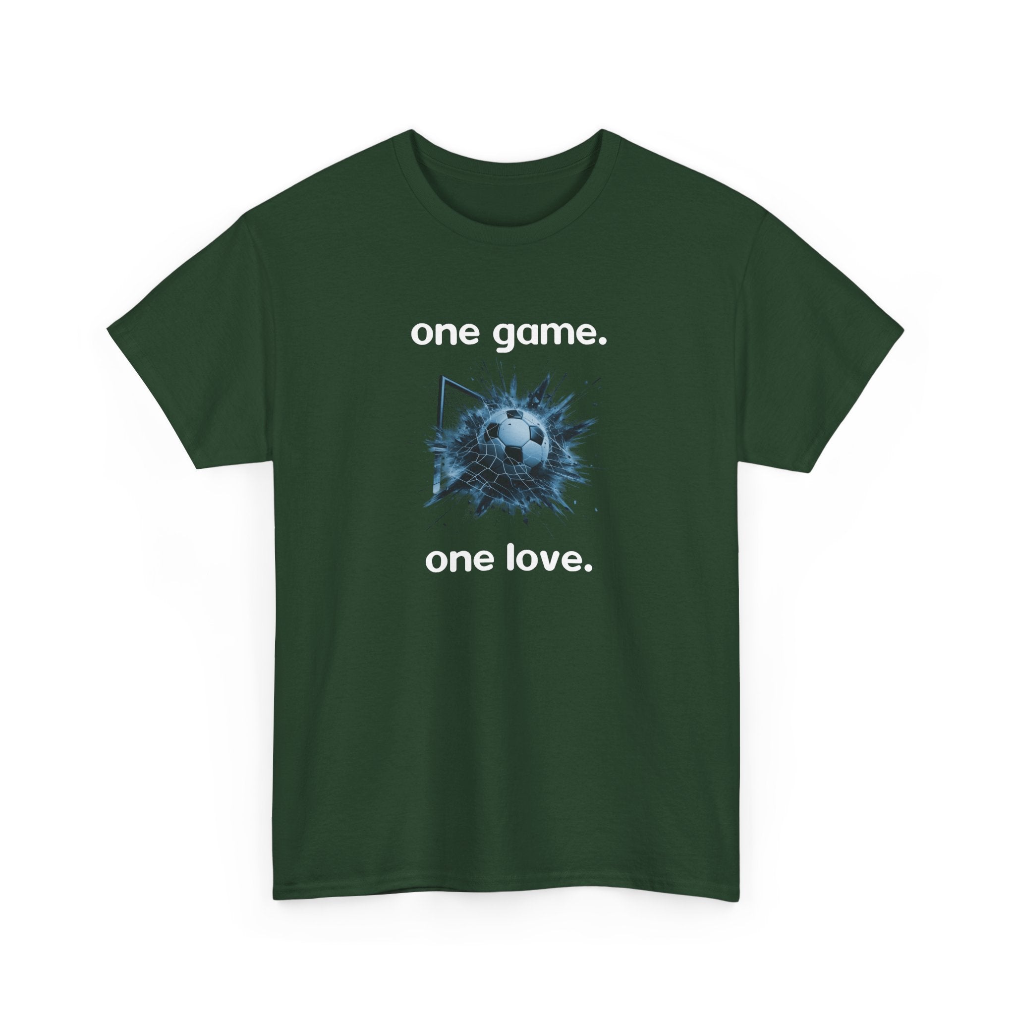 One Game. One Love. T-Shirt — Football Soccer Graphic Tee