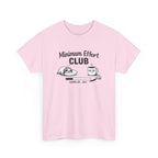 Minimum Effort Club T-Shirt — Funny Sloth & Coffee Graphic Tee