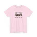 "I’m 99% Angel but ohh that 1%" - Funny Angel Wings Graphic Tee