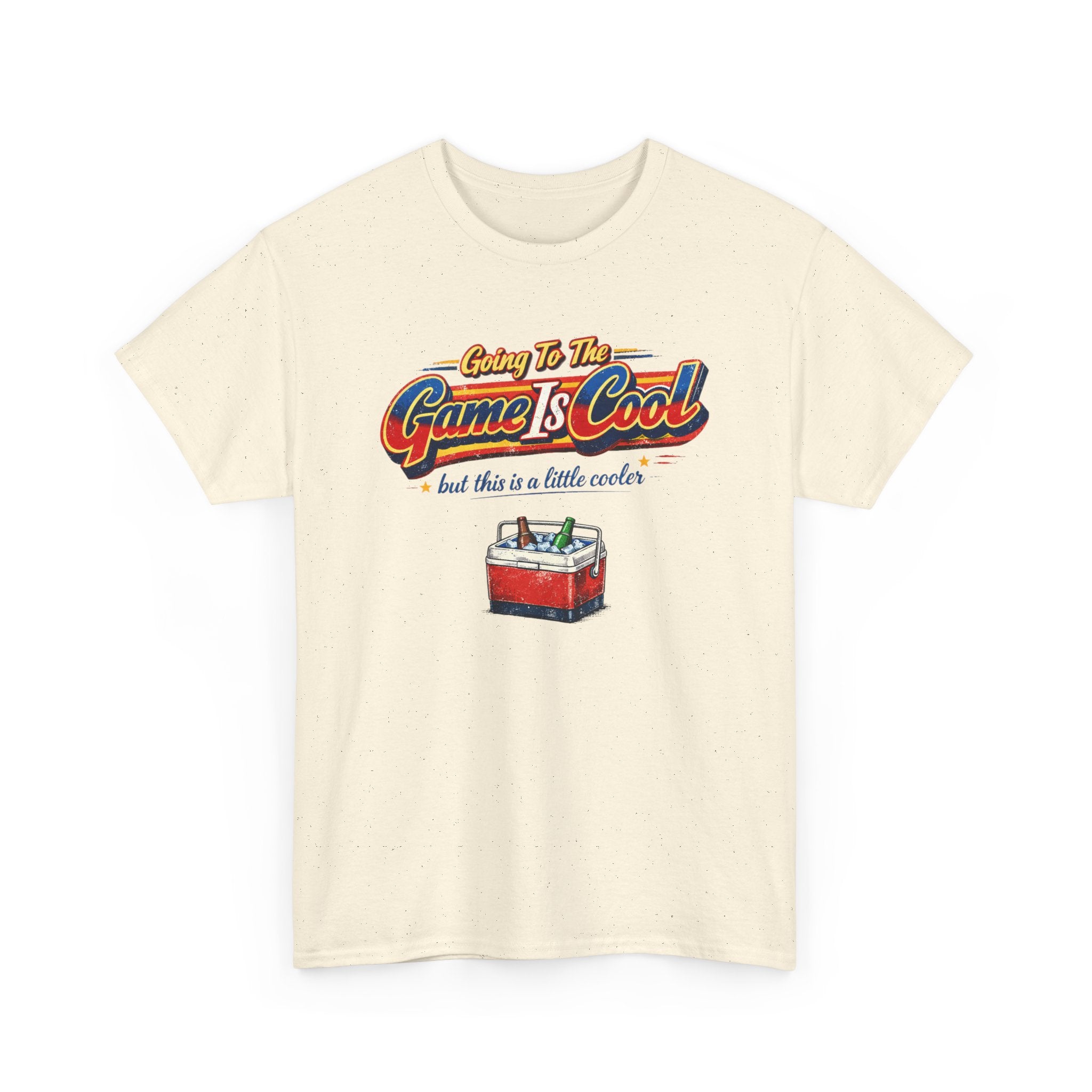 Going To The Game Is Cool But This Is A Little Cooler Funny Retro Graphic Tee