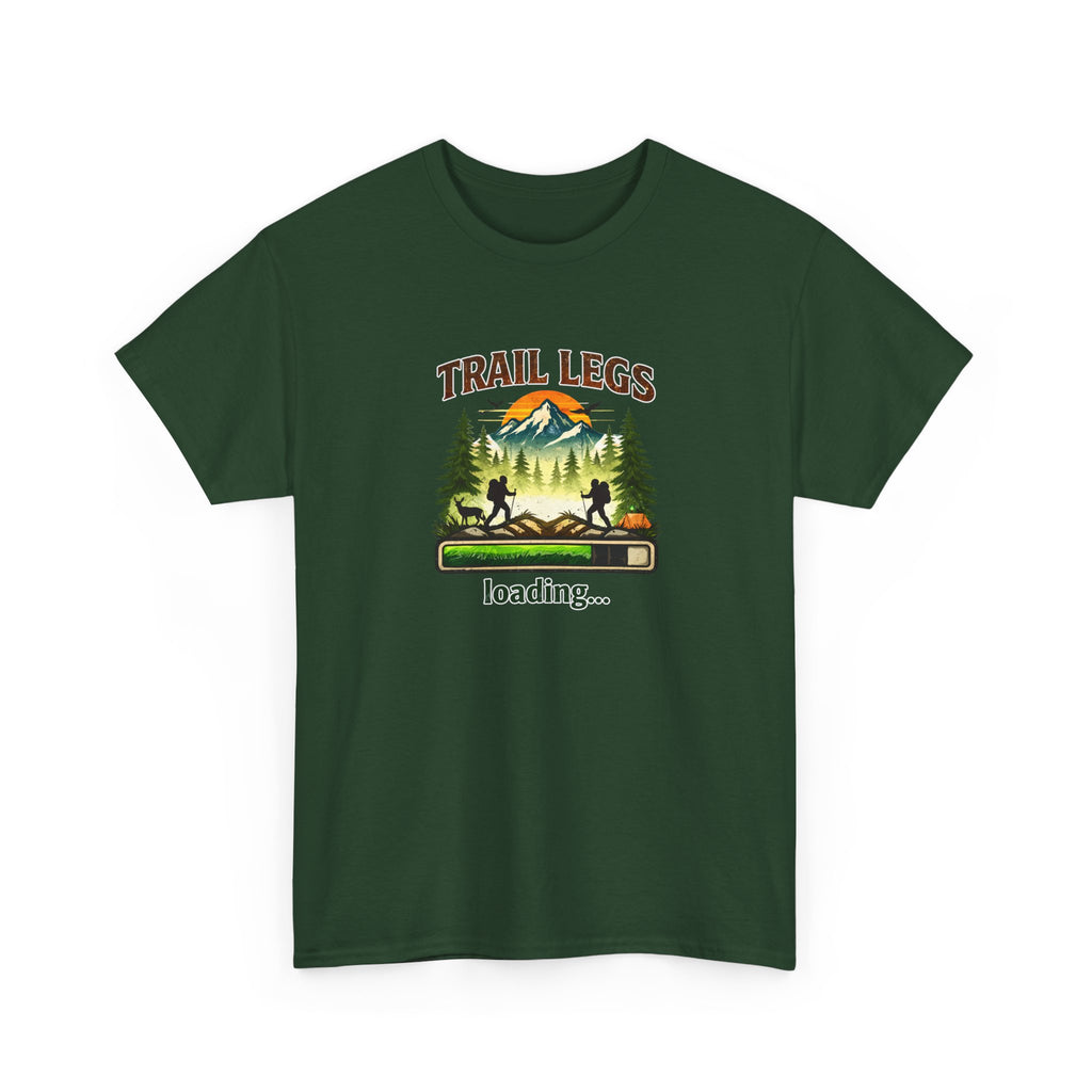 Trail Legs Loading T-Shirt — Hiking Mountain Nature Camping Tee