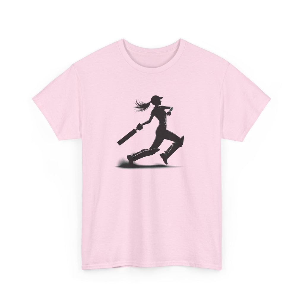 Woman Cricket Batter Silhouette T-Shirt