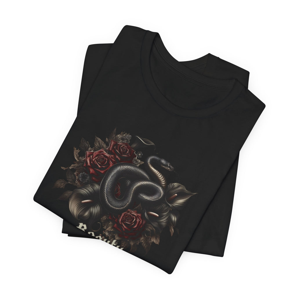 Snake Floral T-Shirt — Beauty in the Darkness Graphic Tee