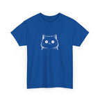 Cat Face Graphic Tee – Cute Minimalist Kitten T-Shirt
