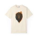 Lion Head T-Shirt — Artistic Tribal Lion Face Tee