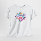 Confidently Me Tee — Retro Pastel Self-Love Graphic T-Shirt