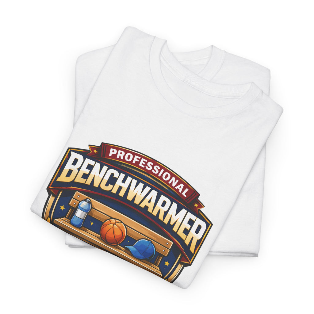 Professional Benchwarmer Sports T-Shirt — Funny Basketball Soccer Baseball Design