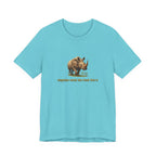 Elephant Rhino Graphic Tee — "elephino what the heck this is" Funny Wildlife T-Shirt