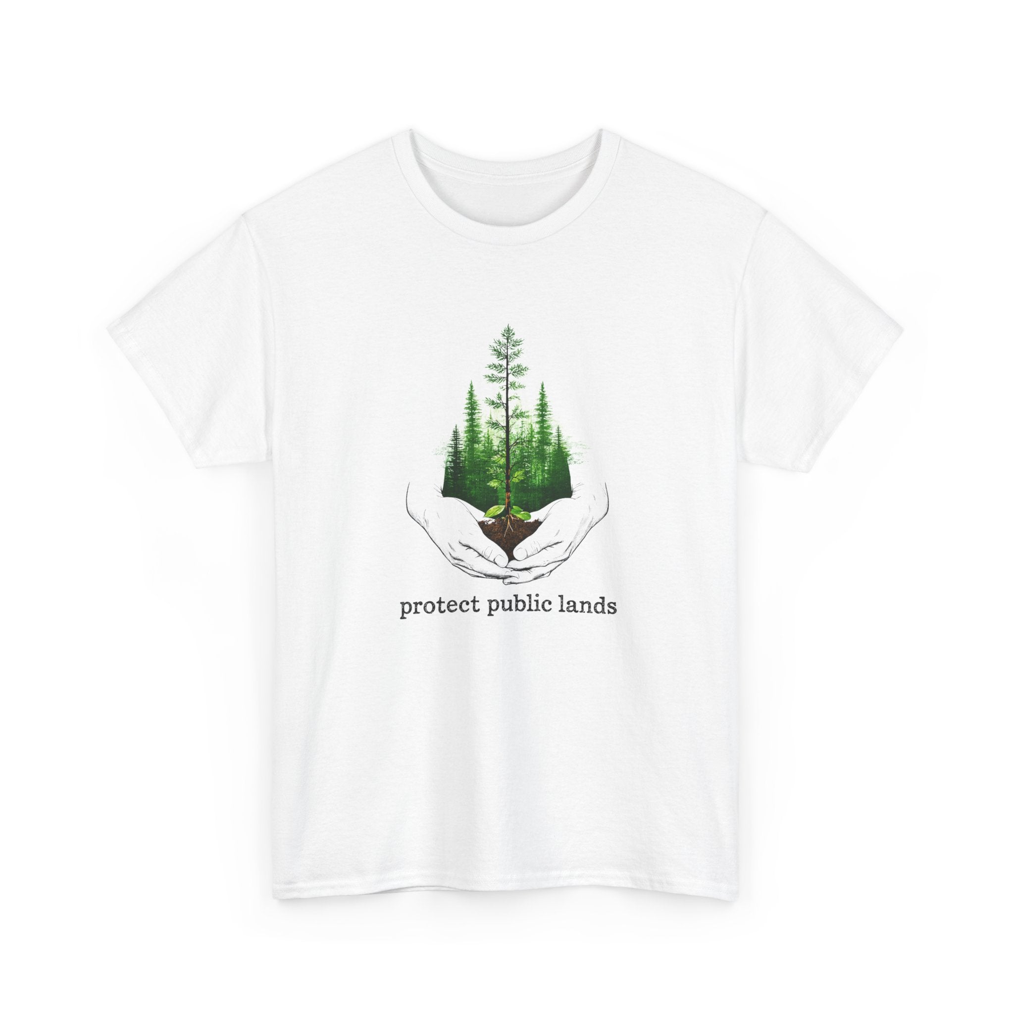Protect Public Lands T-Shirt — Eco Forest Hands Tee