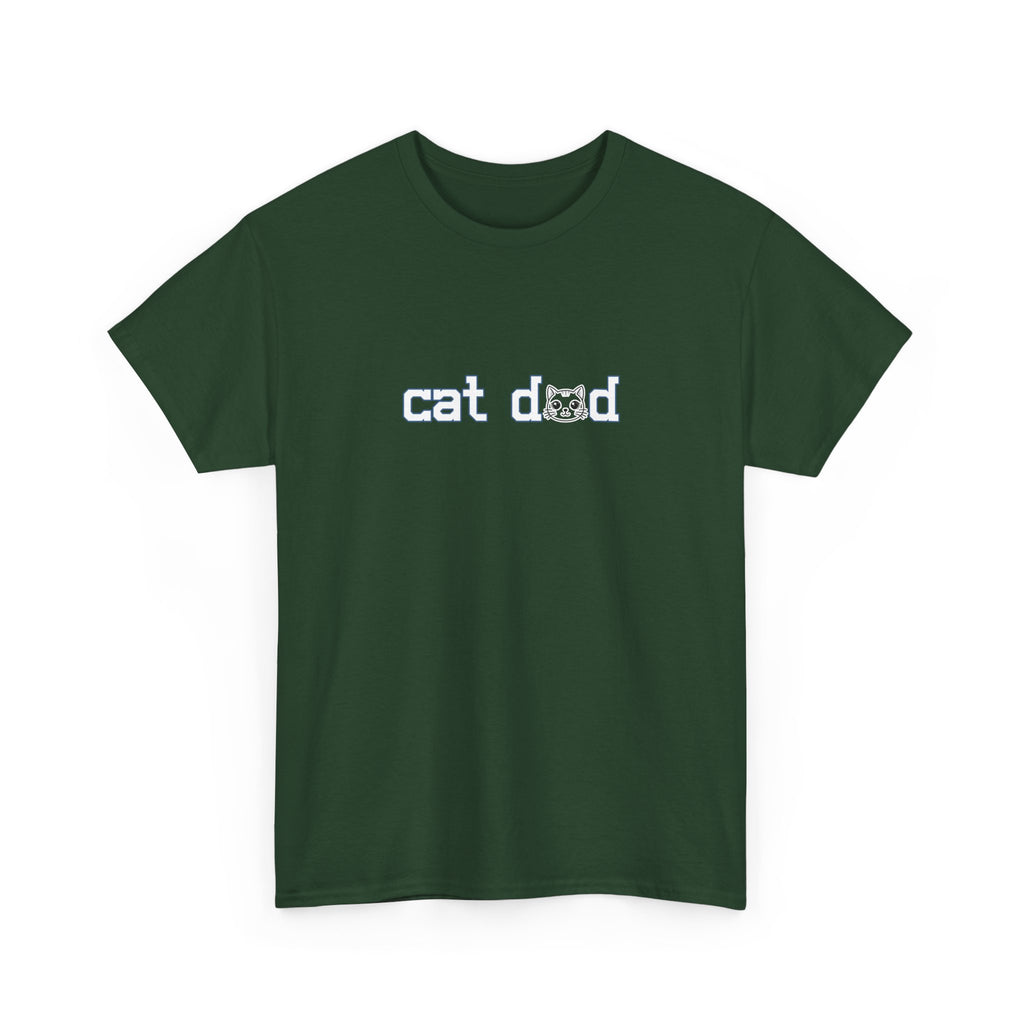 Cat Dad T‑Shirt — Minimalist Funny Cat Lover Tee