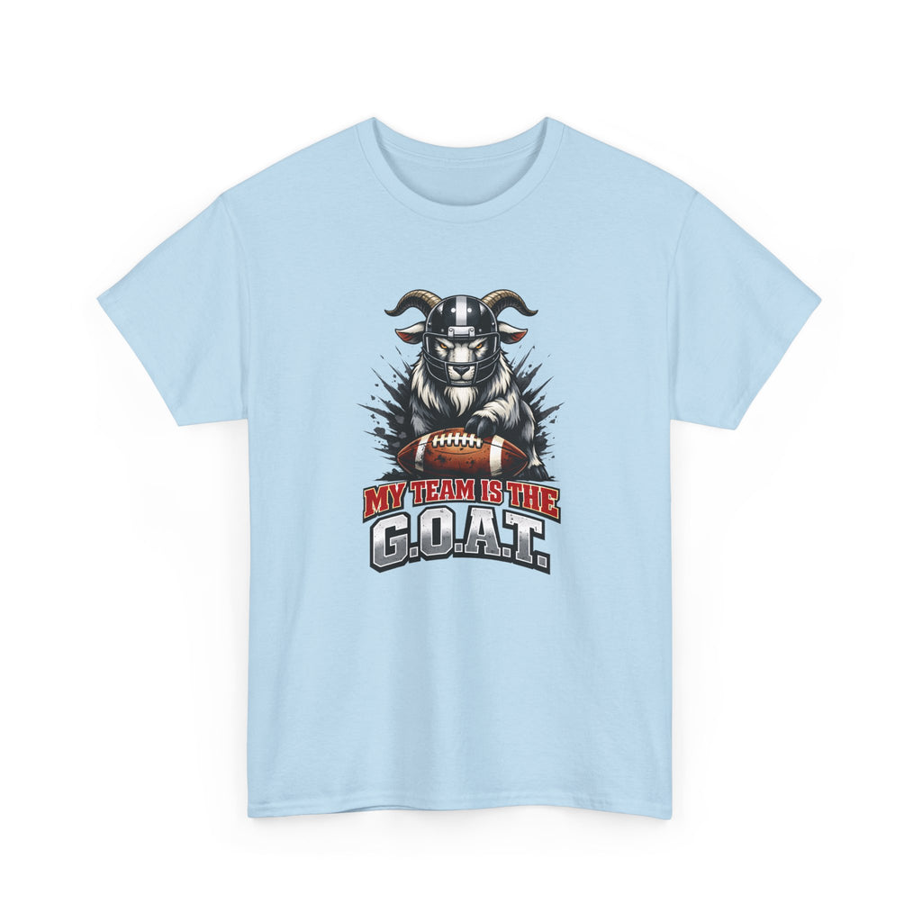 GOAT Football Tee - "My Team Is The GOAT" Graphic T-Shirt