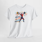 Weightlifting Motivation Tee — “Work For It, Fight For It, Never Quit” Gym Shirt