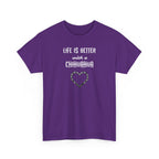 Life Is Better with a Chihuahua Heart Dog Lover Tee
