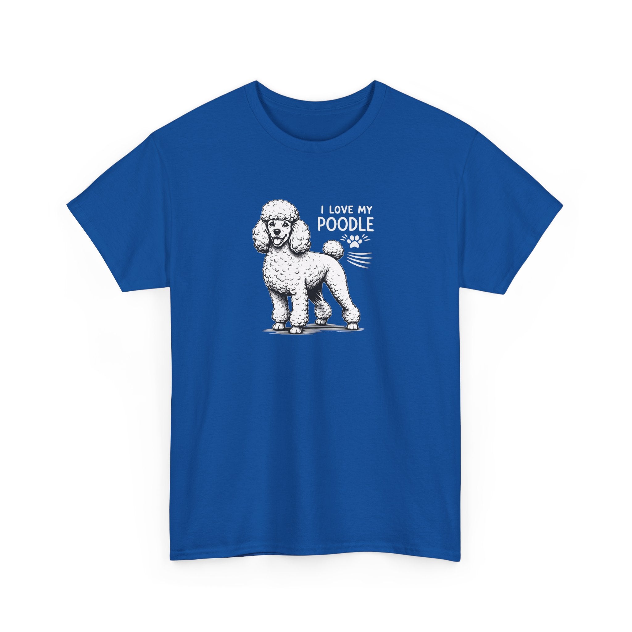 Poodle Dog T-Shirt — "I Love My Poodle" Tee