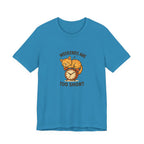 Weekend Are Too Short Cat T-Shirt — "Weekends Are Too Short" Cute Cat on Clock Tee