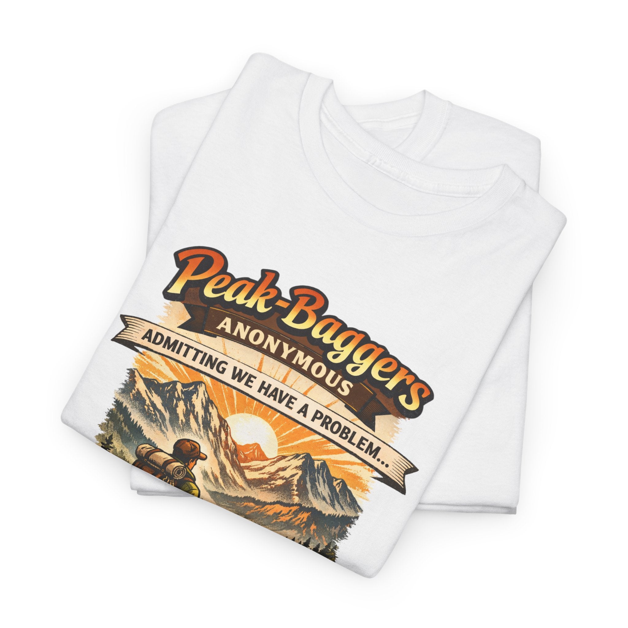 Peak Baggers Anonymous T-Shirt — Hiking Mountain Vintage Outdoors Tee